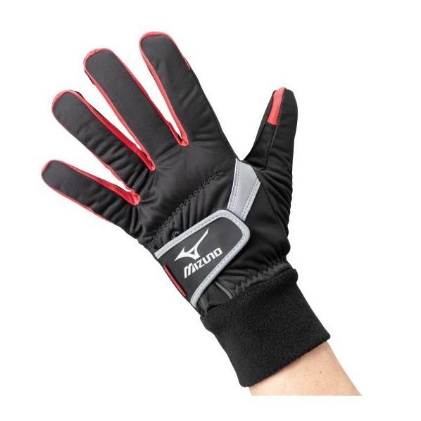 【ポイント2倍!BLACK FRIDAY終了まで 】〇ミズノ F3JGS90109LL ワークグラブ ブレスサーモ防風 ブラックLL★