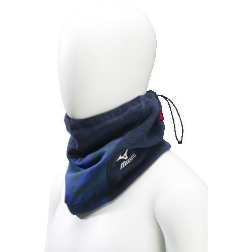 【ポイント2倍!BLACK FRIDAY終了まで 】〇ミズノ F2JY858114F ブレスサーモネックウォーマー ディープネイビー★