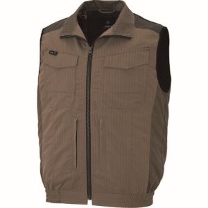 ●アイトス AZ-30697 空調服ベスト (服のみ)024モカ L サイズ ●アイトス AZ-30697 空調服ベスト (服のみ)024モカ L サイズ