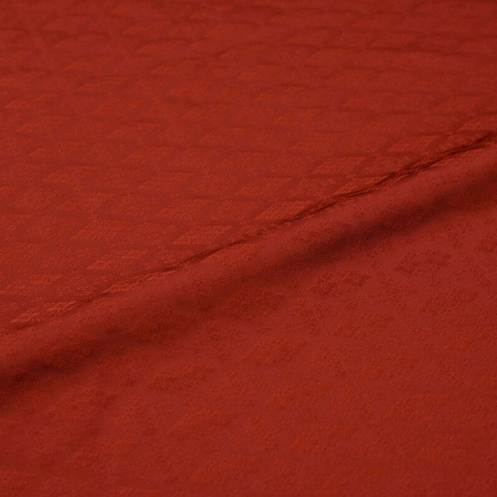 生地 布地 手芸 幸菱 赤 西陣織 緞子 正絹 シルク 半巾30cm 長さ10cm単位 和柄生地 カバー はぎれ 端切れ カットクロス 和布 和風生地 和生地