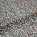 生地 布地 手芸 花唐草 ベージュ 西陣織 緞子 表具地 正絹 シルク 巾60cm 長さ10cm単位 和柄生地 カバー はぎれ 端切れ カットクロス 和布 和風生地 和生地(3)