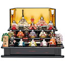 雛人形 コンパクト ひな人形 お雛様 おひなさま 可愛い 節句人形 雛祭り 初節句 桃の節句 木目込み人形 木目込雛 金林真多呂作 伝統工芸 おしゃれ インテリ...
