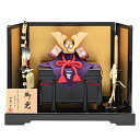 五月人形 兜飾り 真多呂人形 甲冑師 加藤一冑作 初節句 インテリア コンパクト おしゃれ かっこいい 伝統工芸 こどもの日 端午の節句 [四分の一 小桜革兜飾...