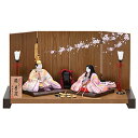 雛人形 コンパクト ひな人形 お雛様 おひなさま 可愛い 節句人形 雛祭り 初節句 桃の節句 木目込み人形 木目込雛 金林真多呂作 伝統工芸 おしゃれ インテリ...
