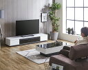 テレビ台 ロータイプ テレビボード 完成品 国産 幅180cm テレビラック ローボード リビングボード おしゃれ 収納 TV台 TVボード 北欧 日本製 木製 ブラウン ホワイト グレー 送料無料 民泊 2