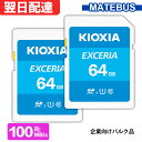 2個セット SDXCカード 64GB SDカード 日本製 KIOXIA キオクシア EXCERIA 超高速 100MB/s class10 UHS-I U1 対応 LNEX1L064GC4 企業向けバルク 翌日配達 送料無料(2)