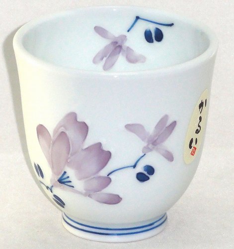 波佐見焼 辻が花(紫) 軽い/軽量 【湯のみ】【湯飲み】【ゆのみ】【和食器】プレゼント ギフト 贈リ物 祝 お祝い 記念品