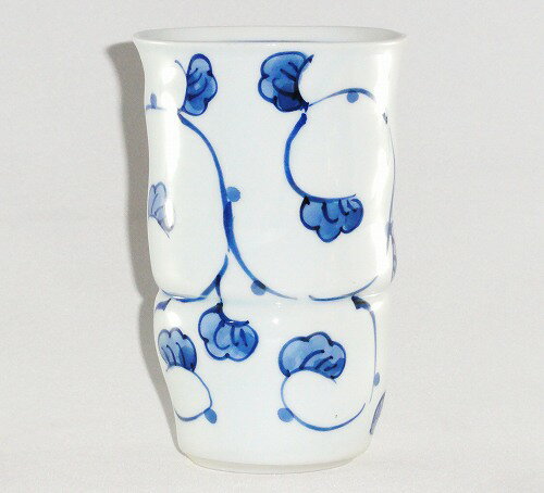 波佐見焼 唐草 軽量 焼酎カップ タンブラー プレゼント ギフト 贈リ物 祝 お祝い 記念品