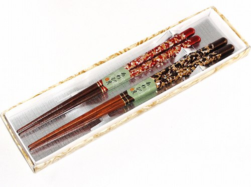 あわび貝 漆貝づくし 夫婦箸セットプレゼント ギフト 贈リ物 祝 お祝い 記念品