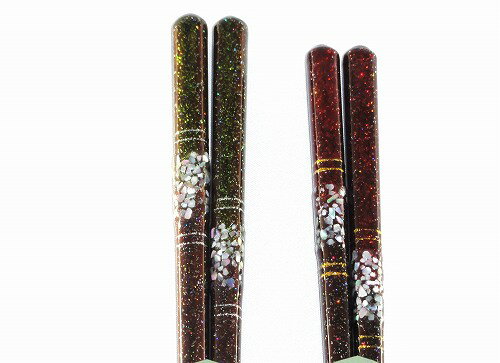 あわび貝 貝桜【お箸 おはし】【日本製】【夫婦箸】【ペア】【木製】【和食器】【海外 お土産】プレゼント ギフト 贈リ物 祝 お祝い 記念品