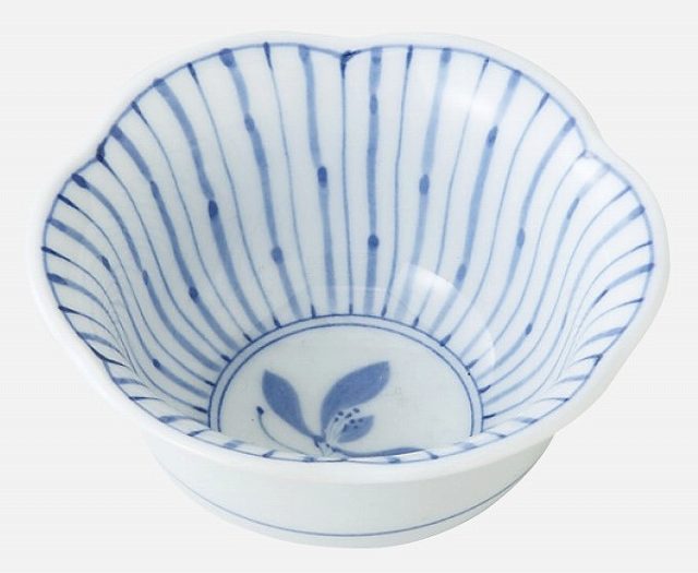 波佐見焼 十草蘭 六方花小付 小鉢 和食器 陶器 プレゼント ギフト 贈リ物 祝 お祝い 記念品