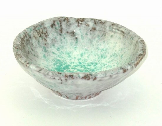 萬古焼 笑和 青りーぶ グリーン 小鉢 和食器 陶器 プレゼント ギフト 贈リ物 祝 お祝い 記念品