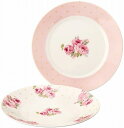 LAURA ASHLEY ローラアシュレイ ポルカドット クチュールローズ ペアケーキプレートセット プレゼント ギフト 贈リ物 セット 新生活 北欧 雑貨 キ...