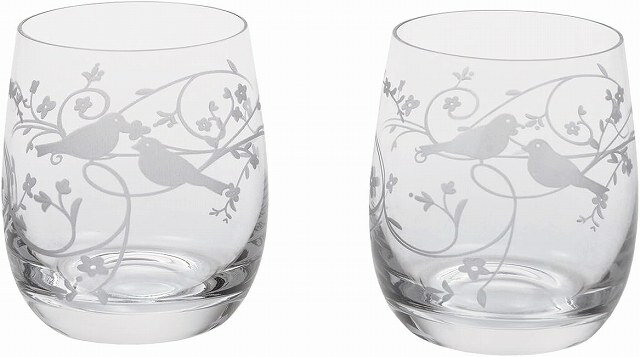 乐天商城 - ◆お値打ち商品◆吉谷硝子 スタジオ ボヘミア ラブバード フリーカップグラスペア 小鳥 鳥 グラス ガラス プレゼント プレゼント ギフト 贈リ物 セット 新生活 北欧 雑貨 キッチン用品 食器 ガラス食器 キッチン 台所 お洒落 おしゃれ オシャレ 綺麗 キレイ 可愛い カワイイ
