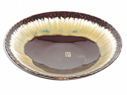 Large Bowl - 祝宴 美濃焼 釜変白流し 大鉢プレゼント ギフト 贈リ物 祝 お祝い 記念品