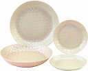 ◆お値打ち商品◆ホワイト&ピンクきらら多用皿揃(色違い4枚セット) 和食器 食器 陶器プレゼント ギフト 贈リ物 祝 お祝い 記念品