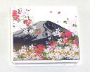 富士桜/富士山(角) ソフトコンパクト 開運 縁起物 インテリア プレゼント ギフト 贈リ物 祝 お祝い 記念品