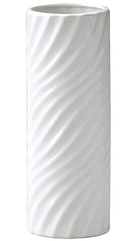 Rakuten - GREENHOUSE ホワイト 花瓶 花入 高さ20cm 854-11-735 プレゼント ギフト 贈リ物 祝 お祝い 記念品
