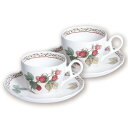 ノリタケ<Noritake>オーチャードガーデン ティー・コーヒー碗皿ペアセットP97887/4911【送料無料】プレゼント ギフト 贈リ物 祝 お祝い 記念品...