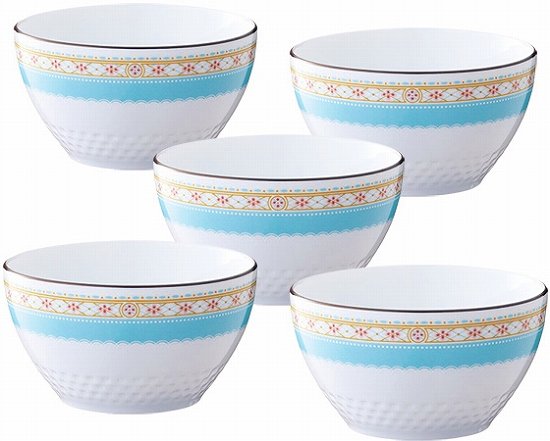 ノリタケ＜Noritake＞ハミングブルー 11cmボウル5個セットプレゼント ギフト 贈リ物 祝 お祝い 記念品 食器 セット 可愛い 引き出物 引出物 内祝い お返し 出産内祝い 快気祝い