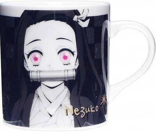 鬼滅の刃 モノクローム マグカップ 竈門禰豆子 プレゼント ギフト 贈リ物 祝 お祝い 記念品