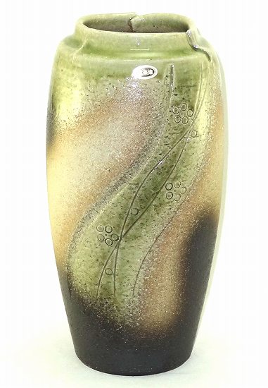 乐天商城 - 信楽焼 短冊小花 花瓶 陶器 花器 花入 フラワーベース プレゼント ギフト 贈リ物 祝 お祝い 記念品