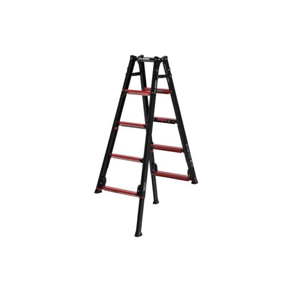 Stepladders - アルインコ 伸縮脚付はしご兼用脚立 GAUDI-X(ガウディ)150CM 最大使用質量100KG GUD150X