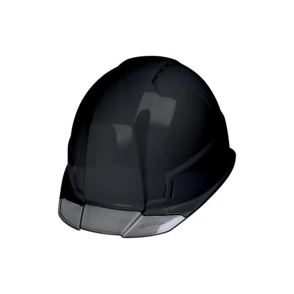 ジェントス GENTOS ヘルメット GRITAIR+ 溝有 ヘッドライト取付可能 飛来・落下物用 黒 GH02VA-BK