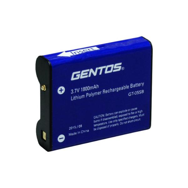商品名ジェントス GENTOS ヘッドライト専用充電池05SB GT-05SBメーカー名ジェントス商品名称GENTOS ヘッドライト専用充電池05SB型番GT-05SB※ご注文前の確認事項・お支払い方法：クレジット決済、銀行振込（商品代引き不可） ・発送に関して：メーカー直送（運送業者の指定は出来ませんのでご了承下さい） ・在庫に関して：欠品の場合は都度ご連絡させて頂きます。 ・送料に関して：北海道、沖縄、離島等は別途となる場合があります。都度ご相談下さいませ。 ・その他：廃盤や価格変更、仕様変更、品番変更等が行われる場合があります。予めご了承ください。
