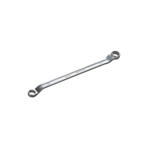 京都機械工具 KTC 45°×6°ロングめがねレンチ 対辺寸法17×21mm 全長308mm M5-1721