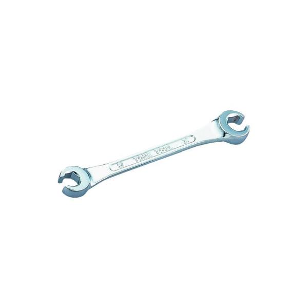 Rakuten - TONE フレアナットレンチ 対辺寸法17×19mm 全長165mm メッキ処理 M26-1719