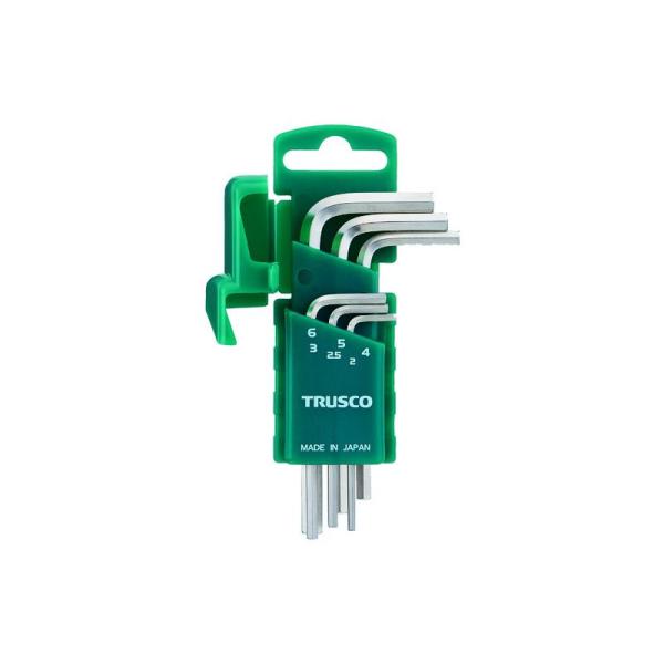 トラスコ中山 TRUSCO 六角棒レンチ 両端いじり止め穴付 6本セット HW-TP6S