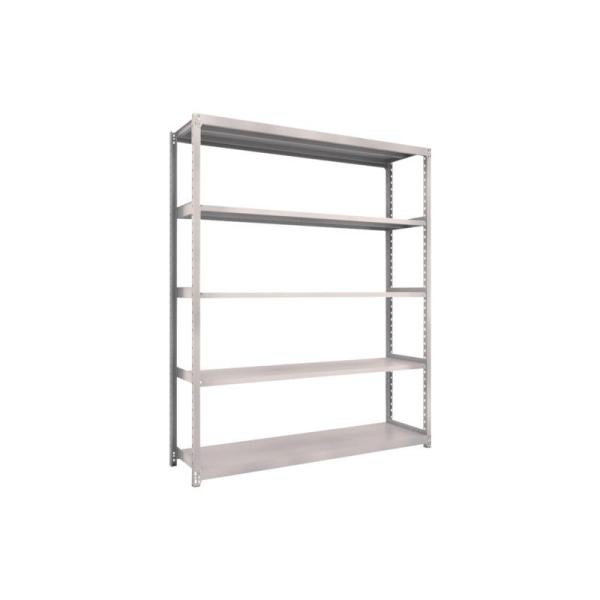 Rakuten - トラスコ中山 TRUSCO スチールラック M2型軽中量棚 1760×450×H2100 5段 単体 ネオグレー M2-7645-NG