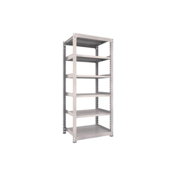 Rakuten - トラスコ中山 TRUSCO スチールラック M3型中量棚 900×721×H2100 6段 単体 ネオグレー M3-7376-NG