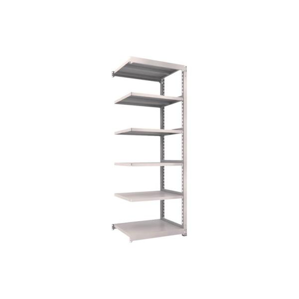 Rakuten - トラスコ中山 TRUSCO スチールラック M3型中量棚 900×721×H2400 6段 連結 ネオグレー M3-8376B-NG