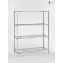 エレクター ERECTA スーハ゜ーエレクターシェルフ W1062xD460xH2197mm Pホ゜ール DB付 4段 MS1070・P2200-4(3)