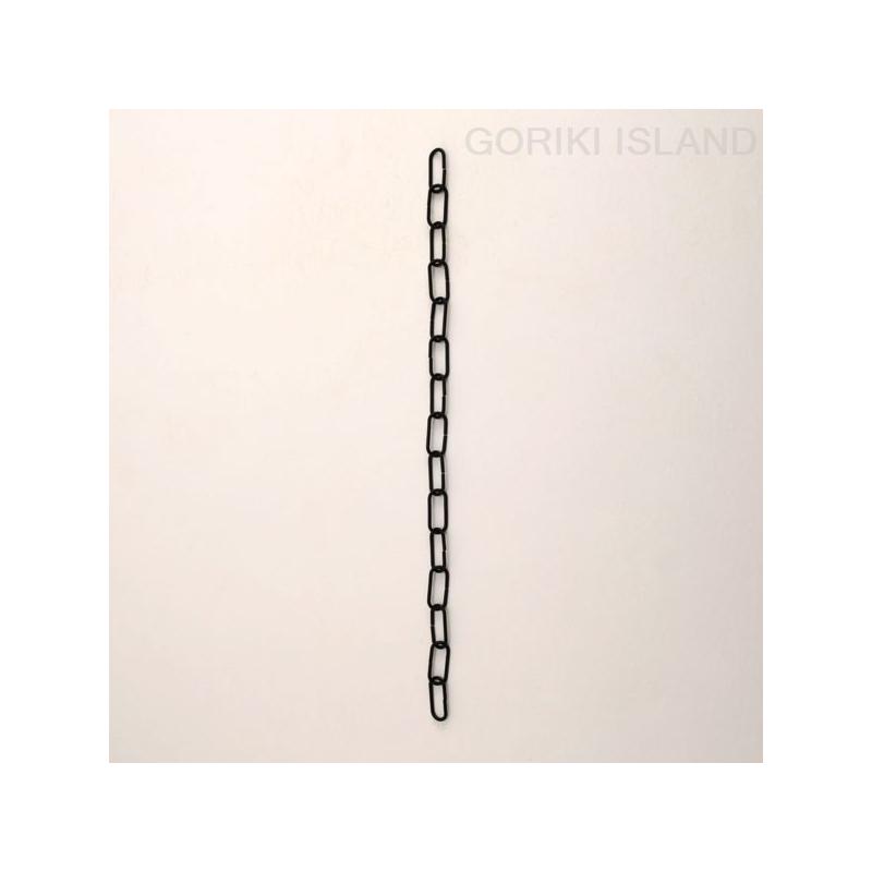 ゴーリキアイランド P6000系 延長チェーン15PC 50CM BK 黒 700808 ライト部品（チェーン）、チェーン