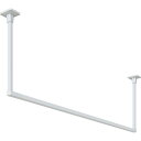 川口技研 BAR1-4518-W 固定式室内物干W(ホワイト)色 1セット