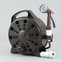 三洋化成 ハンディプチリール 7mmネットホース10m ブラウン/メタリック 8台 HDP-F107R(4)