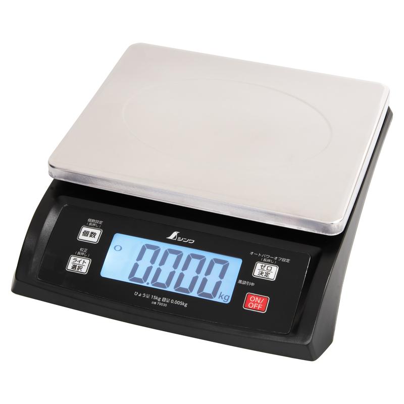 シンワ測定株式会社 デジタルはかり SD 15kg 取引・証明以外用 70030