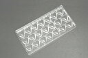 【30%OFF】【チョコレートワールド】CW1106 33x33x11mm 21P/15g ハートマトファー マトファ チョコレートワールド チョコレートモールド