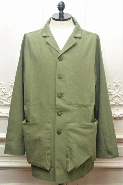 toogood　" THE PHOTOGRAPHER JACKET - WOOL-COTTON DRILL "　トゥーグッド　フォトグラファージャケット　col.LICHEN