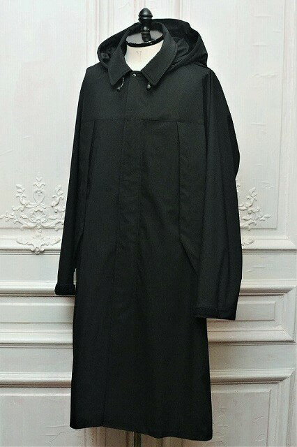 O-　オー　(0-CHO-RUI.LAB　レイチョウルイラボ)　" SOFTSHELL OVER COAT "　ソフトシェル オーバーコート　col.Black