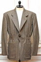 CLASS　クラス　" DORMEUIL SPORTEX THORNPROOF 1B JACKET "　1Bウールジャケット　col.Brown　Check