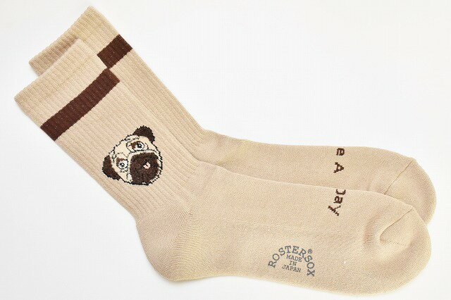 ROSTERSOX　ロスターソックス　" DOG "　col.Beige