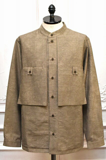 toogood トゥーグッド " THE TRACER SHIRT - WASHED COTTON WOOL " トレーサーシャツ col. Cobb