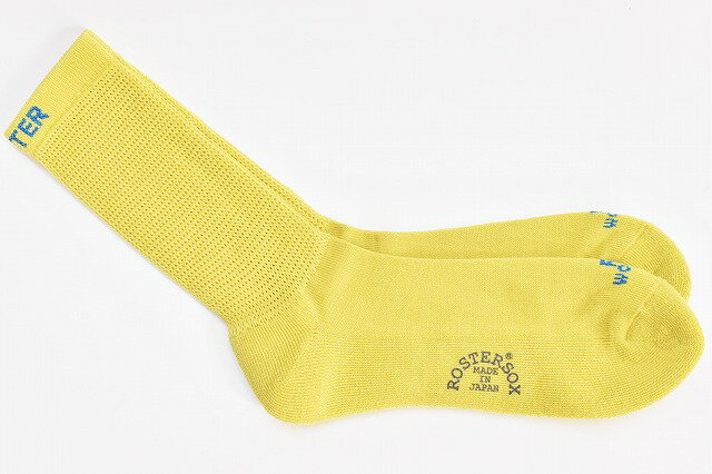 ROSTERSOX　ロスターソックス　" MERINO WOOL PILE "　メリノウールソックス　col.Yellow