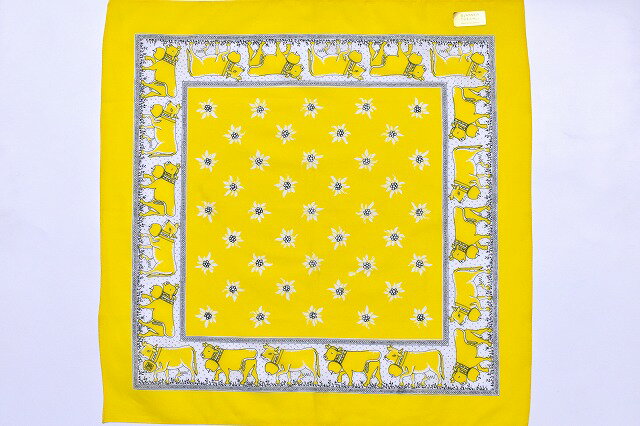 GLARNER TUECHLI　グラルナーチューヒリ　" Cowbell Bandana "　カウベルバンダナ　col.Yellow