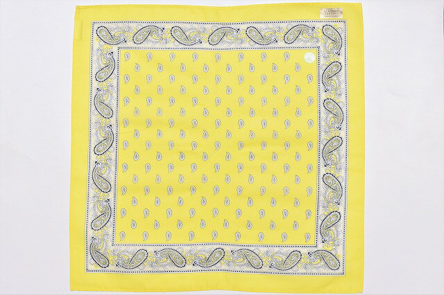 GLARNER TUECHLI　グラルナーチューヒリ　" Paisley Bandana "　ペイズリーバンダナ　col.Lemon Yellow