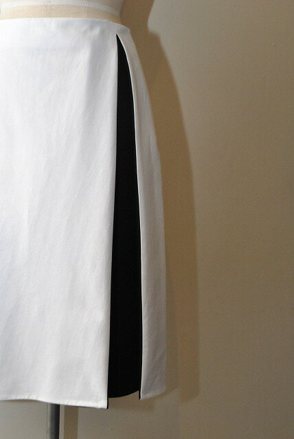 SOFIE D'HOORE ソフィードール　SULTAN　2トーン　スカート　col.WHITE×BLACK